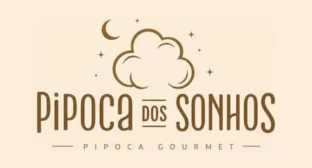 Logo Pipoca dos Sonhos — Gourmet popcorn